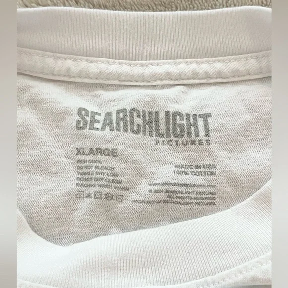 Sideways Exclusive Searchlight XL White Graphic T-Shirt - Picture 3 of 4